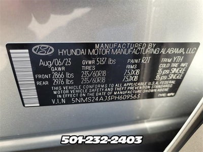 2023 Hyundai SANTA FE SEL FWD