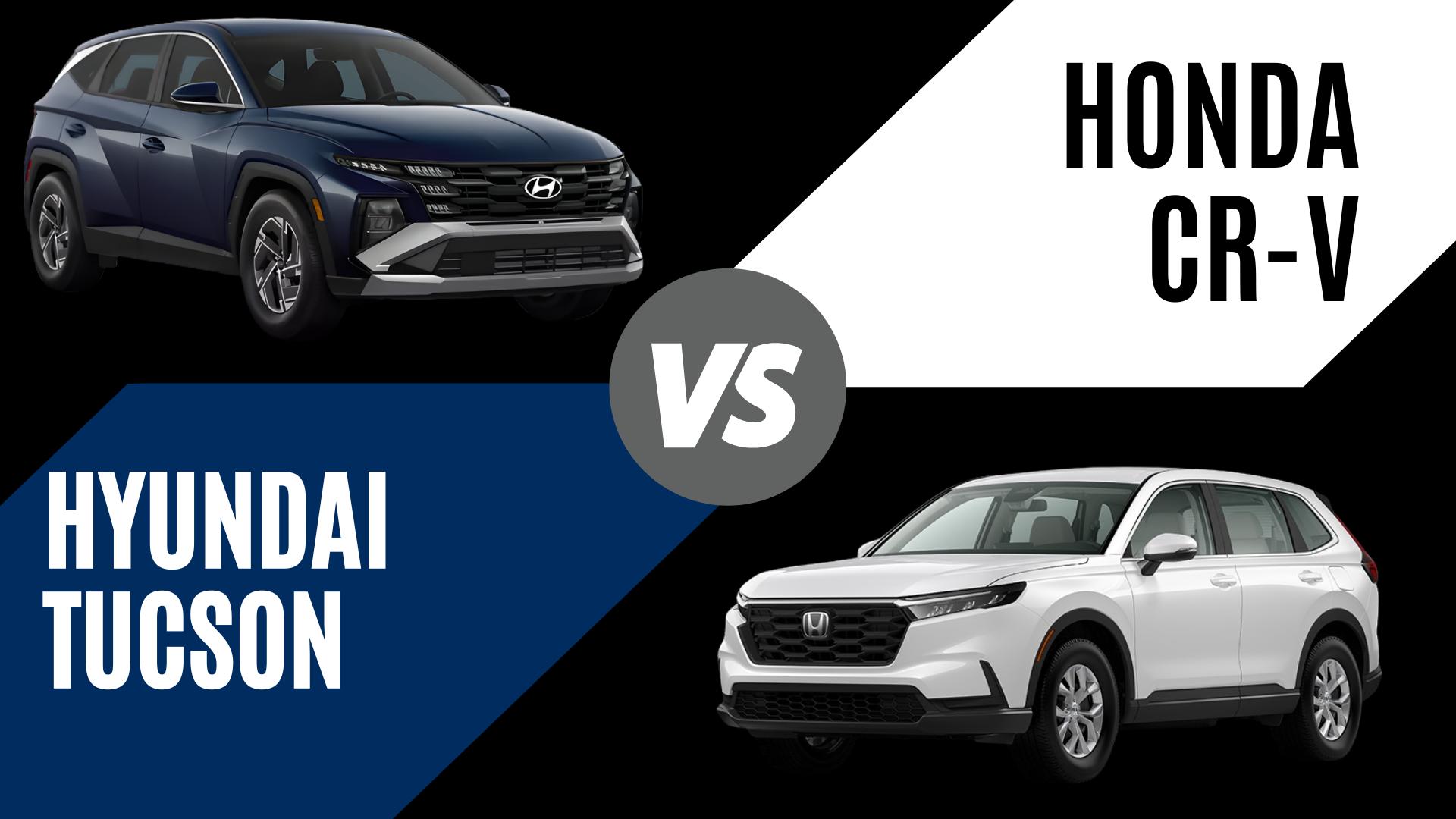2026 Hyundai Tucson vs 2026 Honda CR-V comparison in Fayetteville, AR