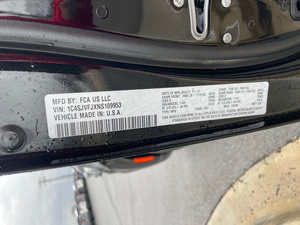 2022 Jeep Grand Wagoneer Series II - PANORAMIC SUNROOF / VENTILATED SEATS