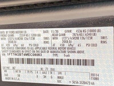 2021 Ford F-250SD Lariat - POWER MOONROOF / NAVIGATION SYSTEM
