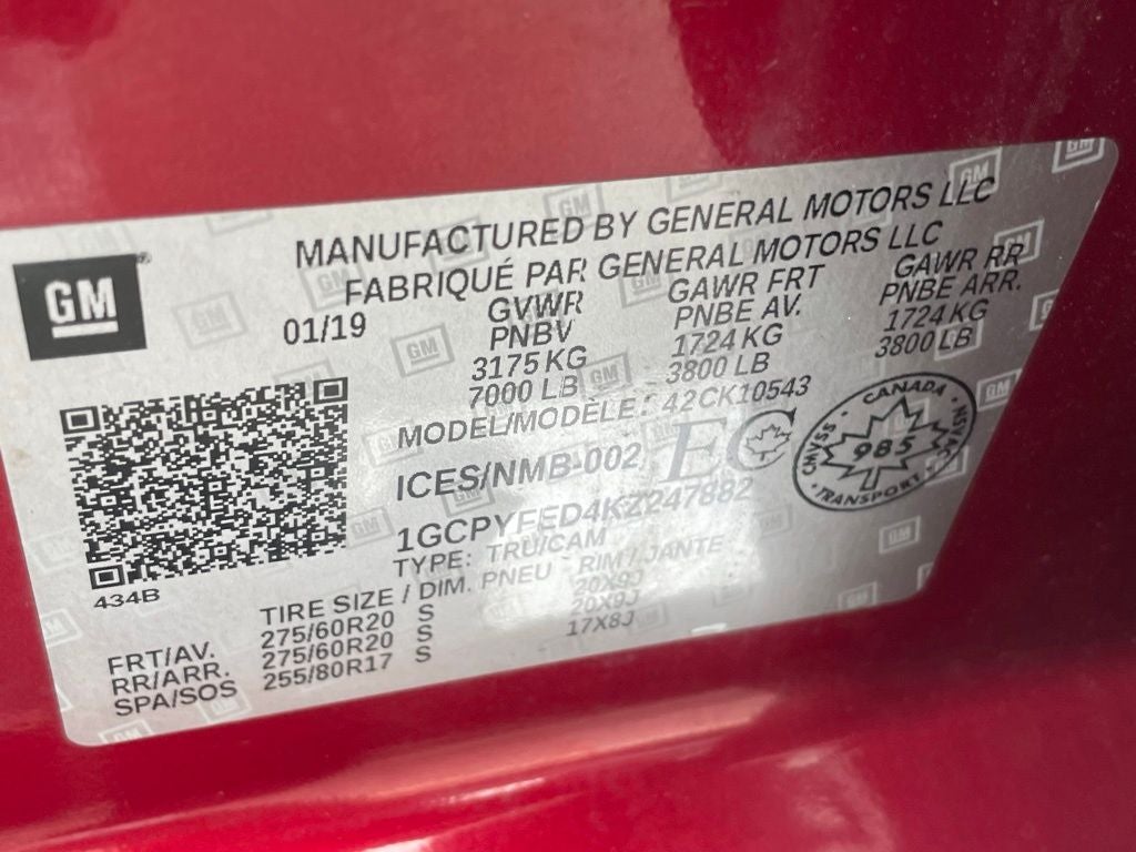 2019 Chevrolet Silverado 1500 LT Trail Boss - SUNROOF / Z71 PKG