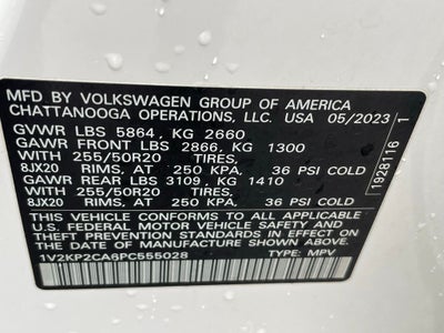 2023 Volkswagen Atlas 2.0T SE w/Technology - PANORAMIC SUNROOF / AWD