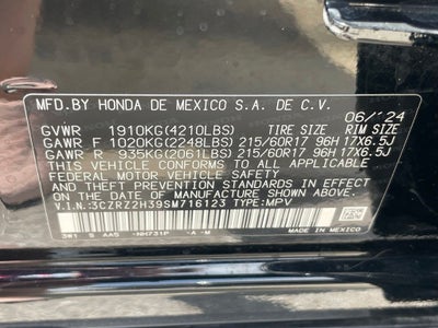 2025 Honda HR-V LX - ADAPTIVE CRUISE / APPLE CARPLAY