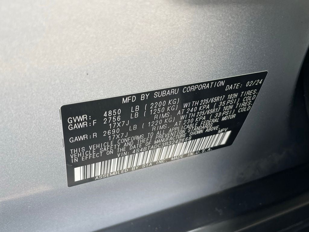 2024 Subaru Outback Premium - BLIND SPOT DETECTION / POWER LIFTGATE