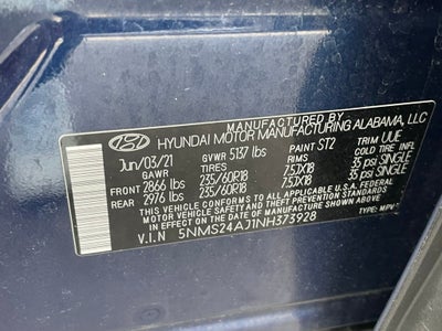 2022 Hyundai SANTA FE SEL - HEATED SEATS / BLIND SPOT MONITORING