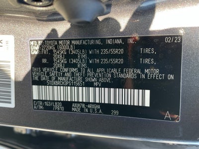 2023 Toyota Highlander Hybrid Limited - MOONROOF / VENTILATED SEATS