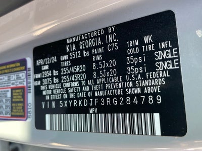 2024 Kia Sorento X-Line SX Prestige - KIA CERTIFIED / HEATED REAR SEATS