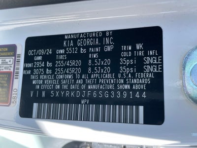 2025 Kia Sorento X-Line SX Prestige - KIA CERTIFIED / PANORAMIC ROOF