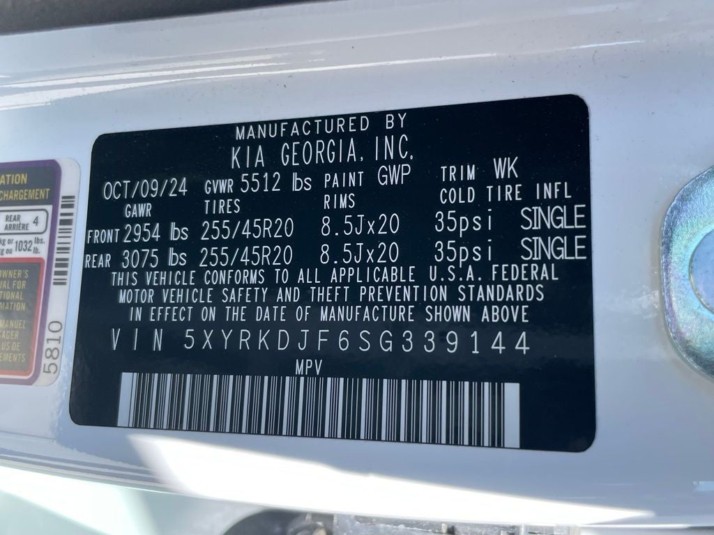 2025 Kia Sorento X-Line SX Prestige - KIA CERTIFIED / PANORAMIC ROOF