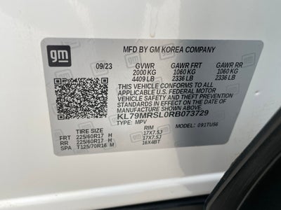 2024 Chevrolet TrailBlazer LT - REAR PARK ASSIST / HEATED STEERING WHEEL