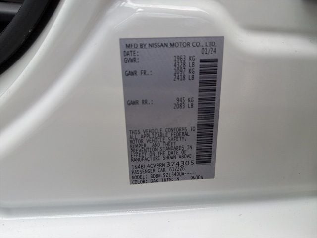 2024 Nissan Altima 2.5 SR