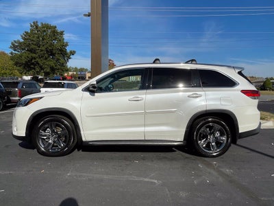 2018 Toyota Highlander Limited Platinum Leather, One Owner, Moonroof, Third Row