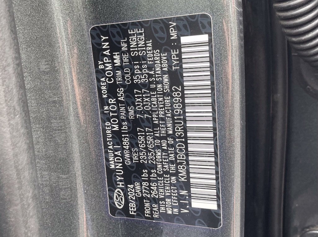 2024 Hyundai TUCSON HYBRID Blue CLEAN CARFAX 1-OWNER