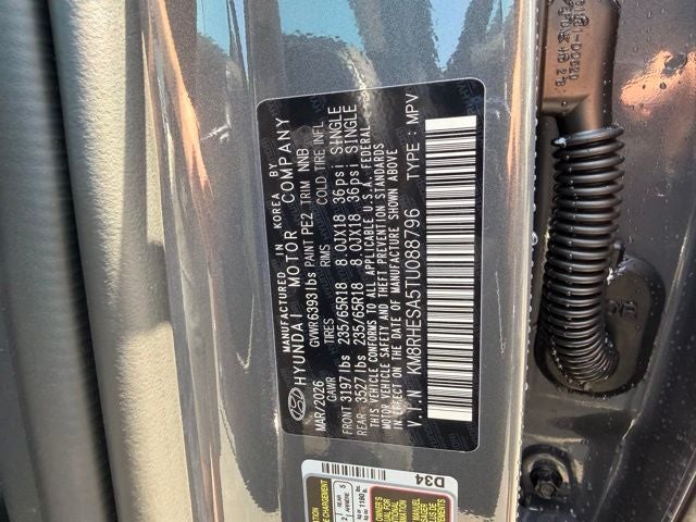 2026 Hyundai PALISADE HYBRID SEL Premium 7 Passenger