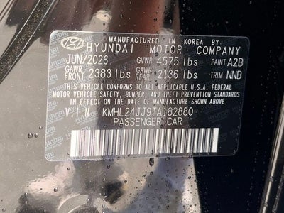 2026 Hyundai SONATA HYBRID Blue