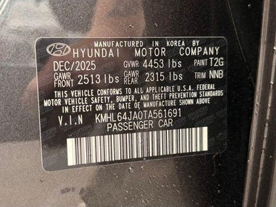 2026 Hyundai SONATA SEL Sport