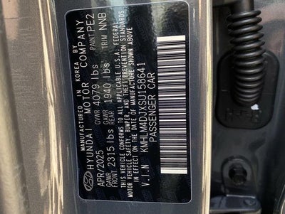 2025 Hyundai ELANTRA HYBRID Blue