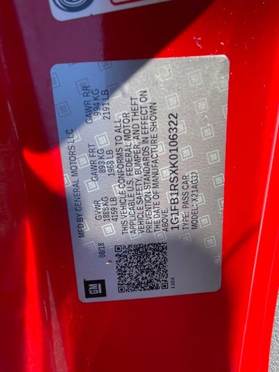 2019 Chevrolet Camaro 1LT
