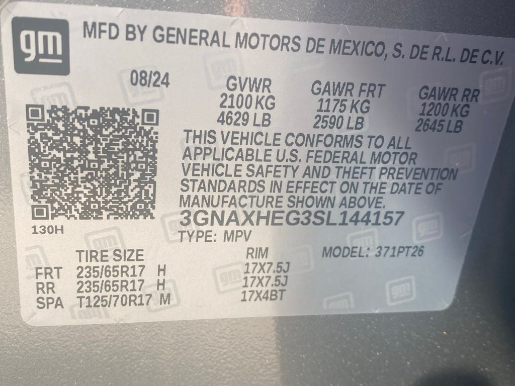 2025 Chevrolet Equinox LT