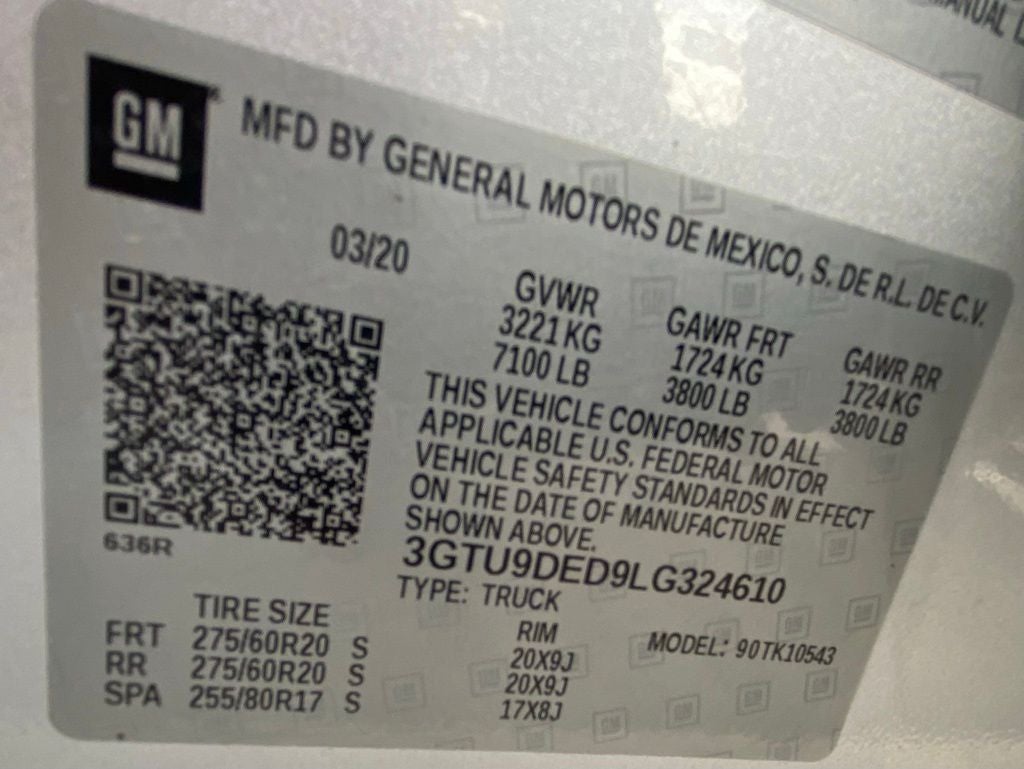 2020 GMC Sierra 1500 SLT