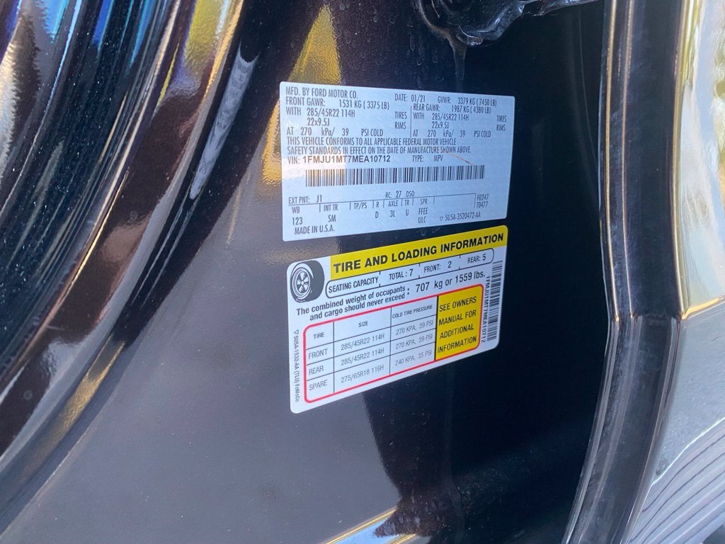 2021 Ford Expedition Platinum - 4WD - CLEAN CARFAX
