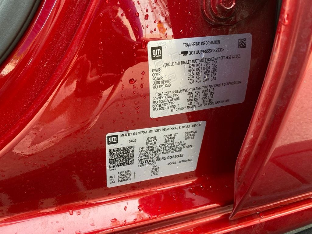 2025 GMC Sierra 1500 AT4 - TECH PKG - ONE OWNER - SUNROOF