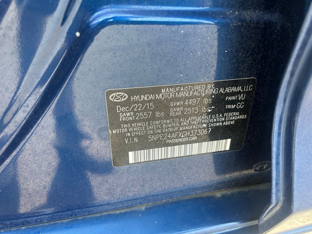 2016 Hyundai SONATA SE