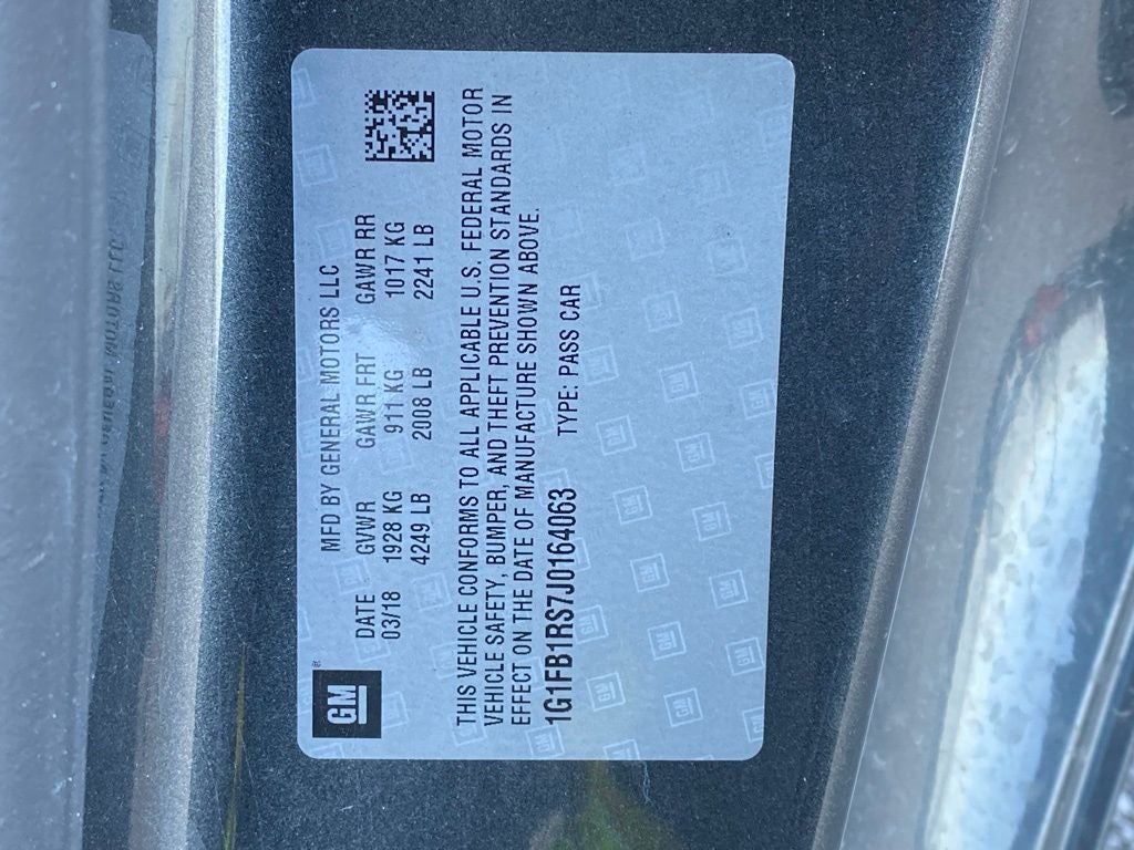 2018 Chevrolet Camaro 1LT