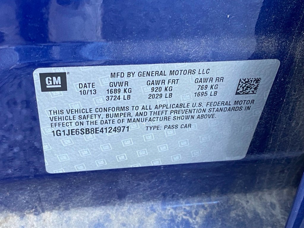 2014 Chevrolet Sonic LTZ