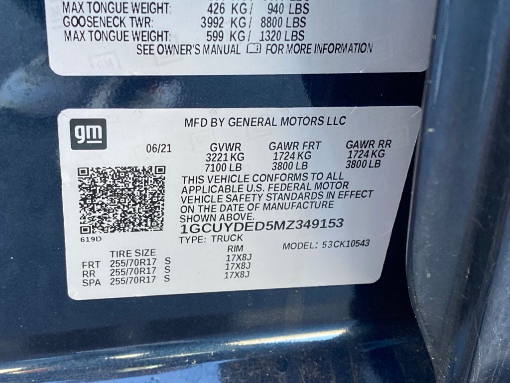 2021 Chevrolet Silverado 1500 LT