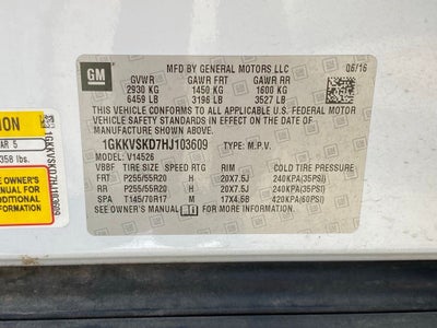 2017 GMC Acadia Limited Limited