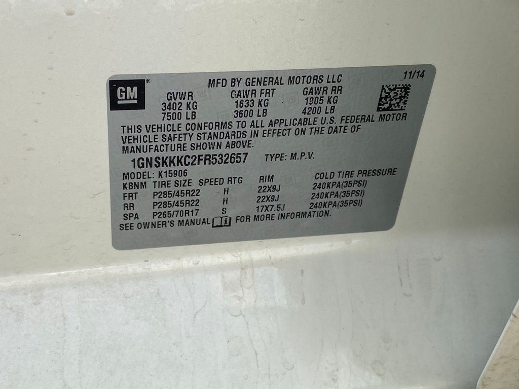 2015 Chevrolet Suburban LTZ