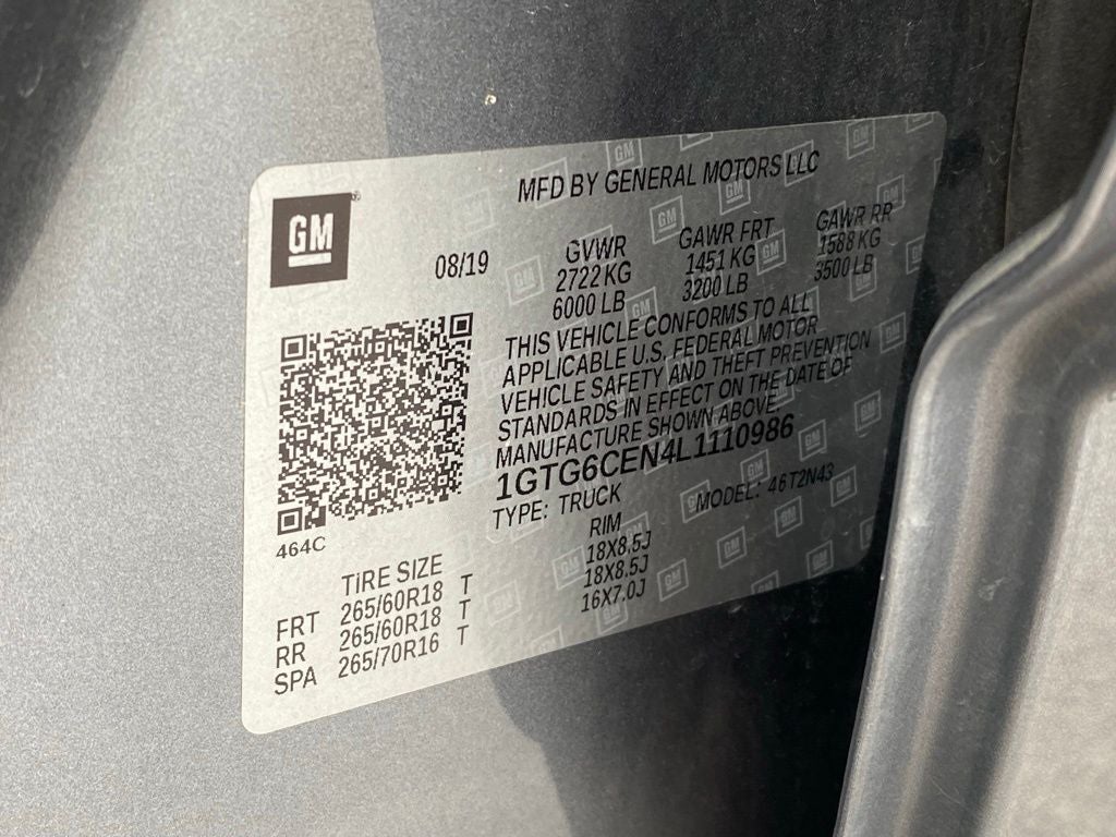 2020 GMC Canyon SLE1