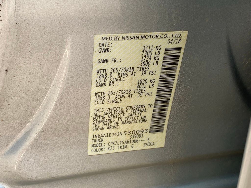 2018 Nissan Titan SV - Photo 12