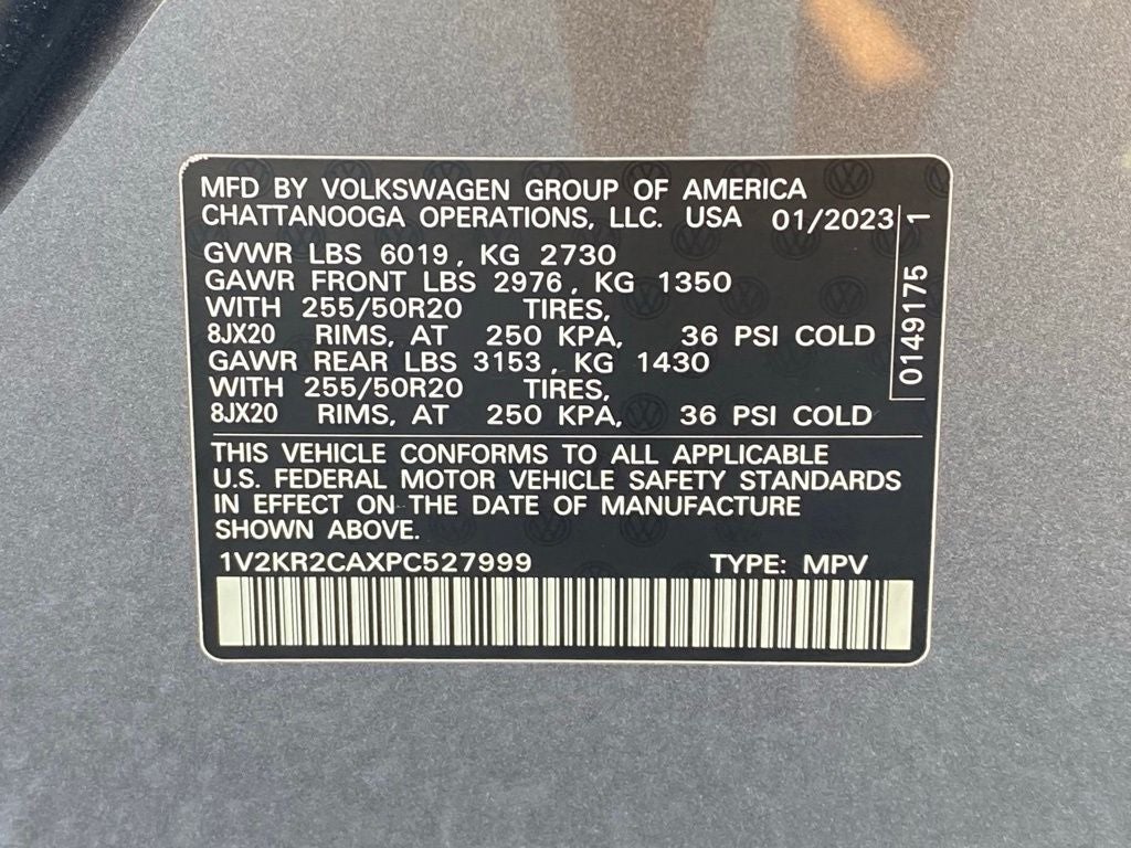 2023 Volkswagen Atlas 3.6L V6 SE w/Technology
