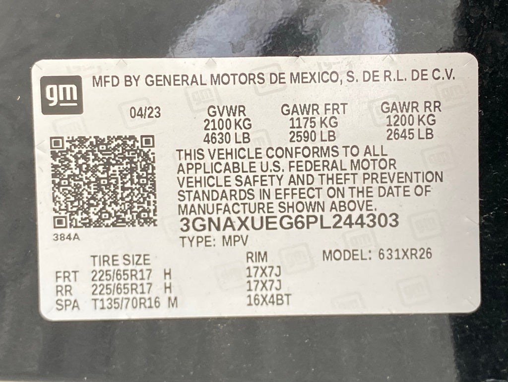 2023 Chevrolet Equinox LT ALL WHEEL DRIVE! CLEAN 1-OWNER CARFAX