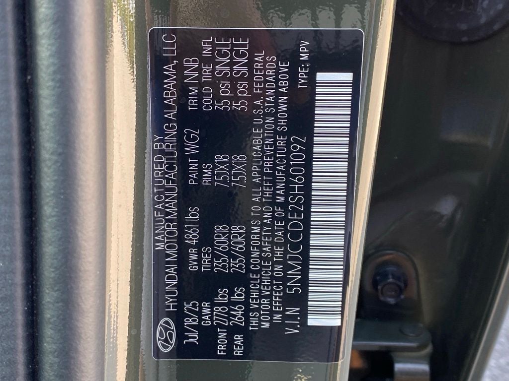 2025 Hyundai TUCSON SEL Convenience