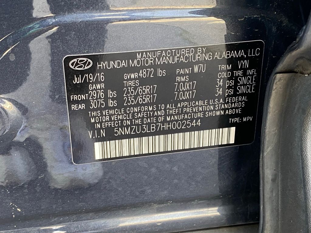 2017 Hyundai SANTA FE SPORT 2.4 Base