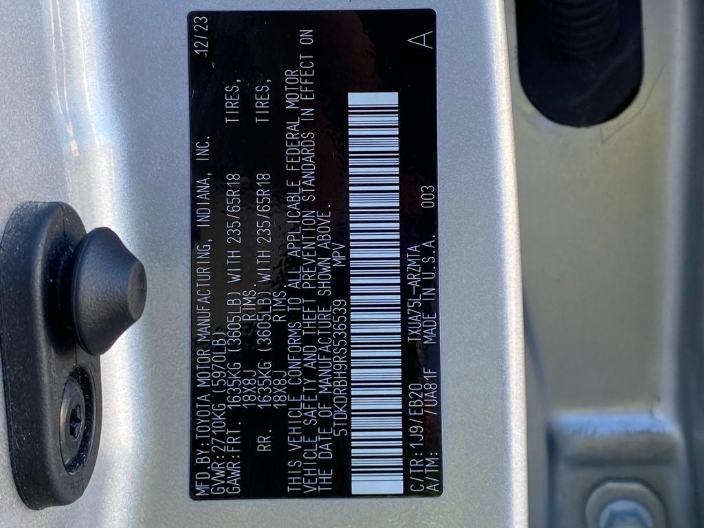 2024 Toyota Highlander XLE ALL WHEEL DRIVE