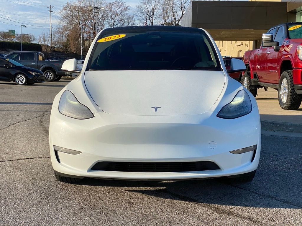Used 2023 Tesla Model Y Long Range with VIN 7SAYGDEE1PF883082 for sale in Fayetteville, AR
