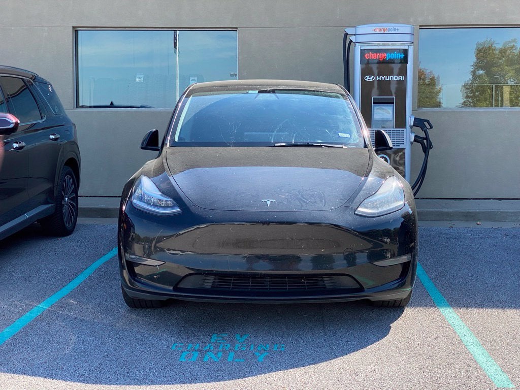 Used 2022 Tesla Model Y Long Range with VIN 7SAYGDEE5NA004872 for sale in Fayetteville, AR
