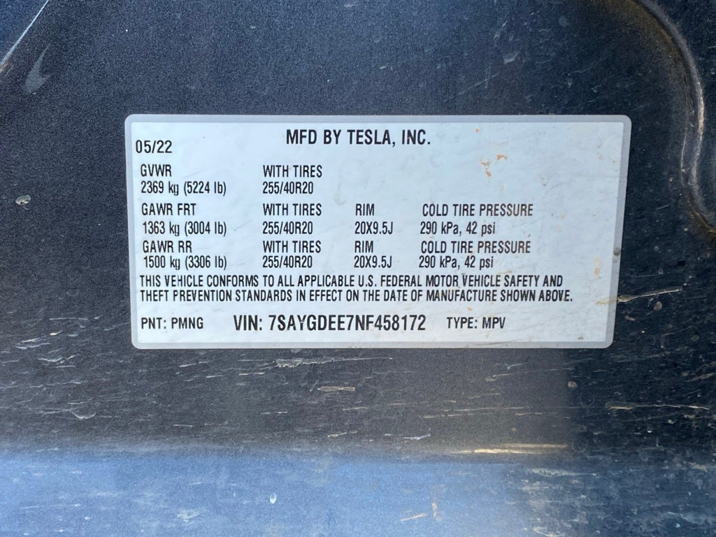 2022 Tesla Model Y Long Range