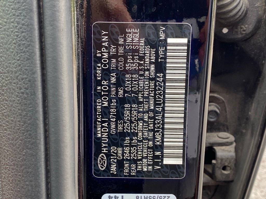 2020 Hyundai TUCSON SEL
