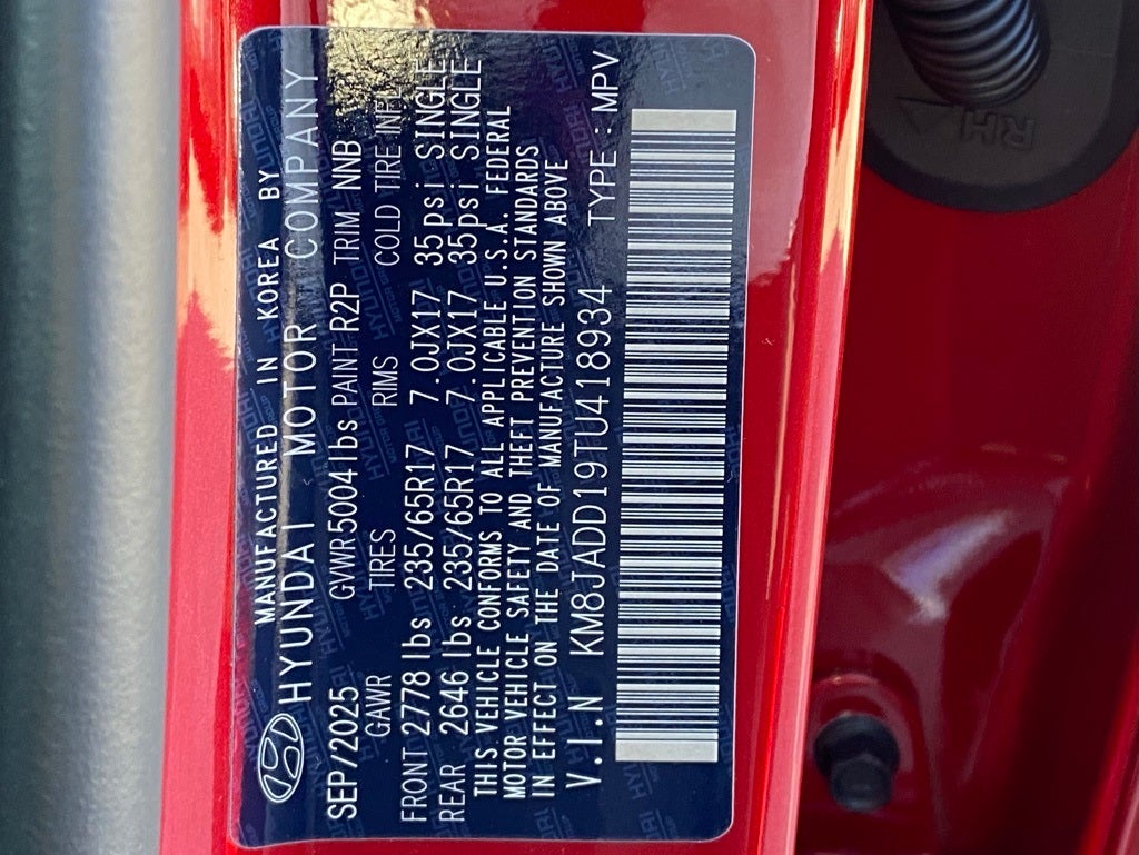 2026 Hyundai TUCSON HYBRID Blue