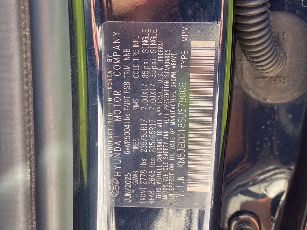 2025 Hyundai TUCSON HYBRID Blue