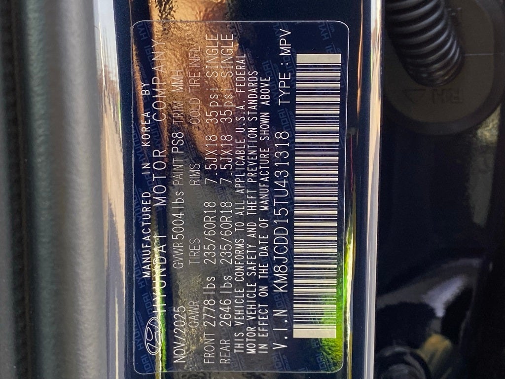 2026 Hyundai TUCSON HYBRID SEL Convenience