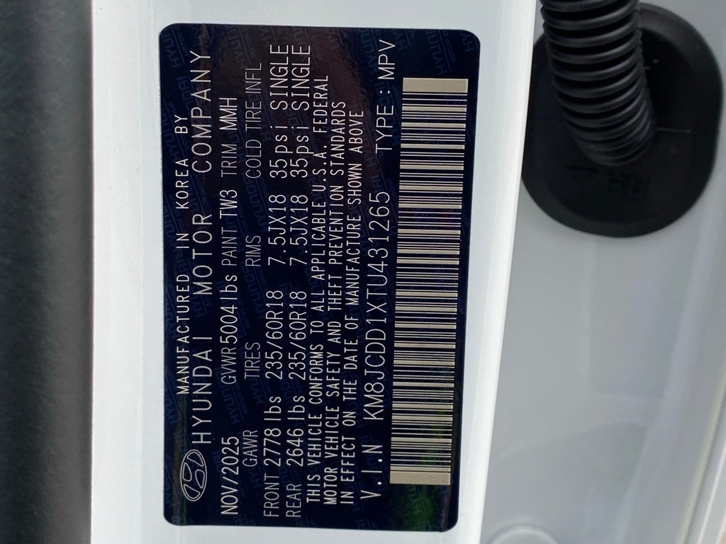 2026 Hyundai TUCSON HYBRID SEL Convenience