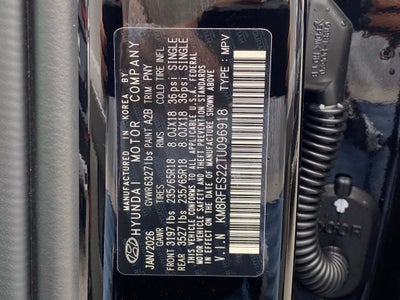 2026 Hyundai PALISADE SE AWD