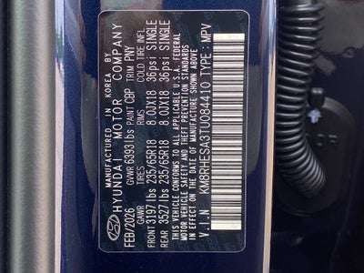 2026 Hyundai PALISADE HYBRID SEL Premium 8P