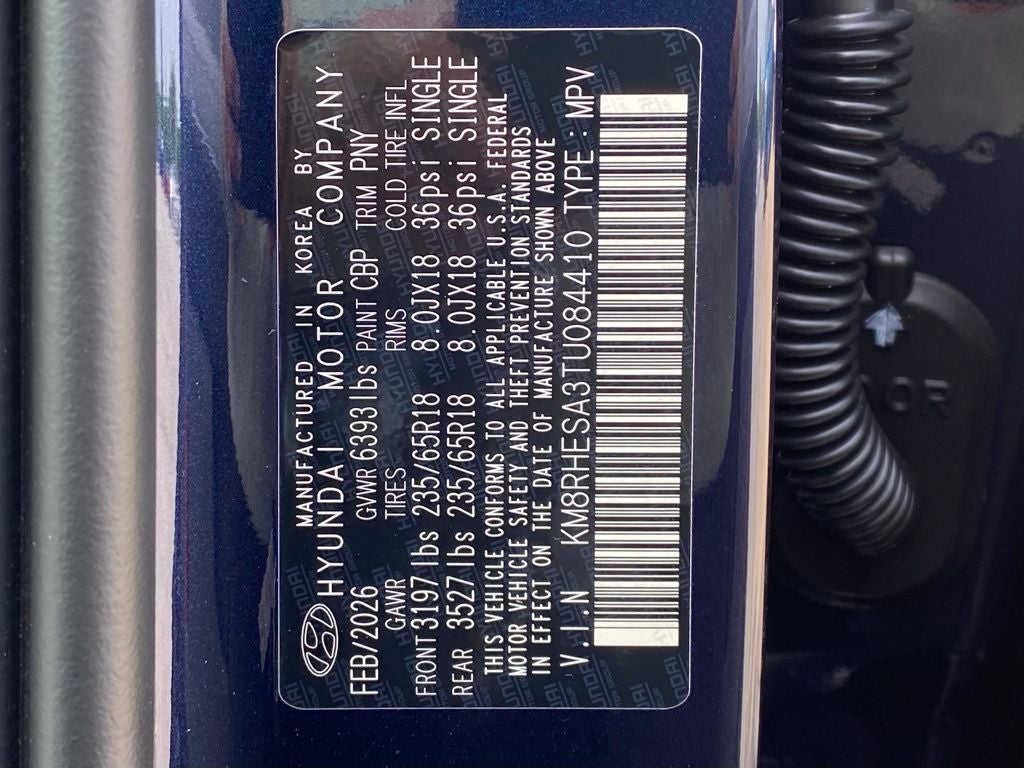 2026 Hyundai PALISADE HYBRID SEL Premium 8P